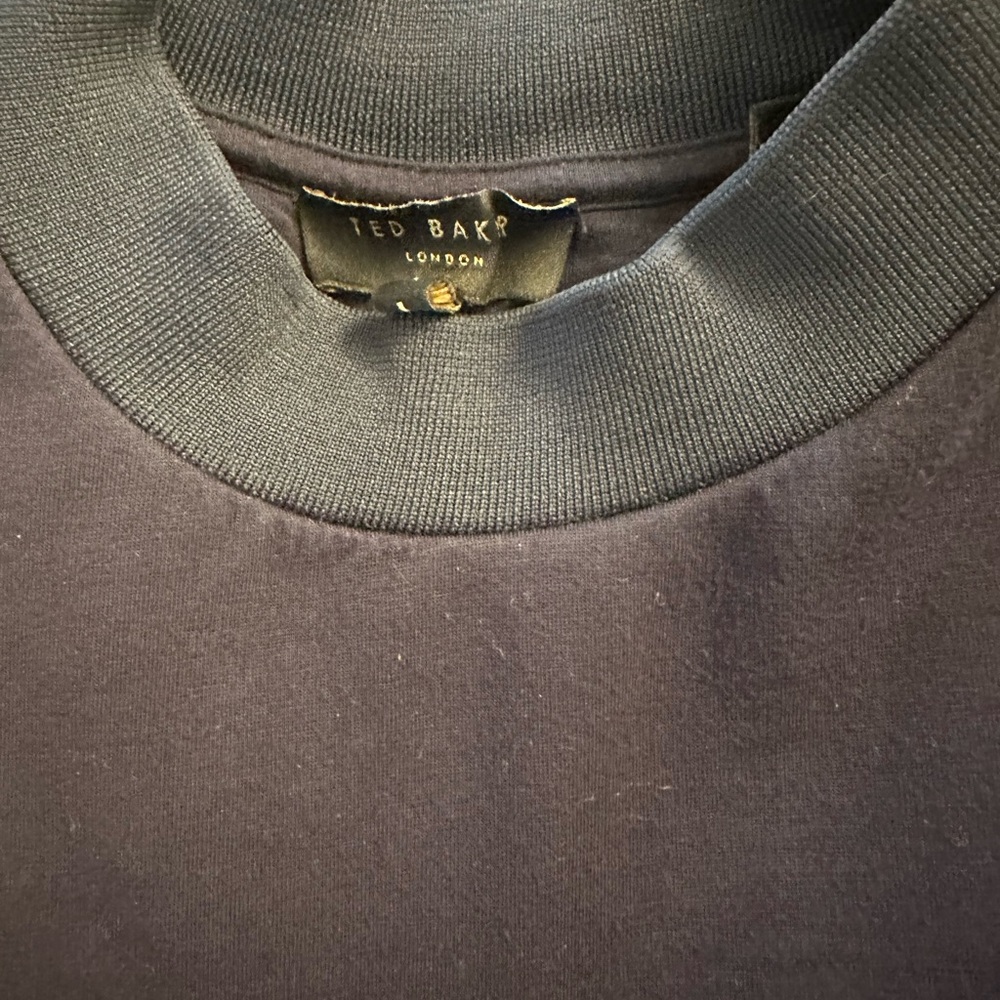 Ted Baker - Size 2 - Blue sweatshirt with billowy sleeves - Picture 2 of 2